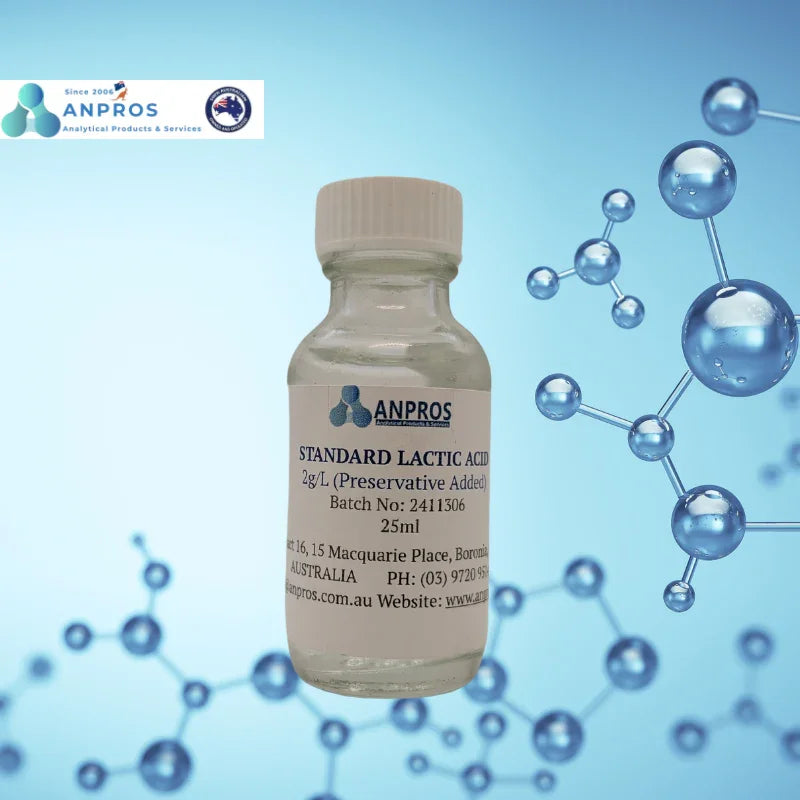 TLC STANDARD LACTIC ACID (25ml) - 2g/L