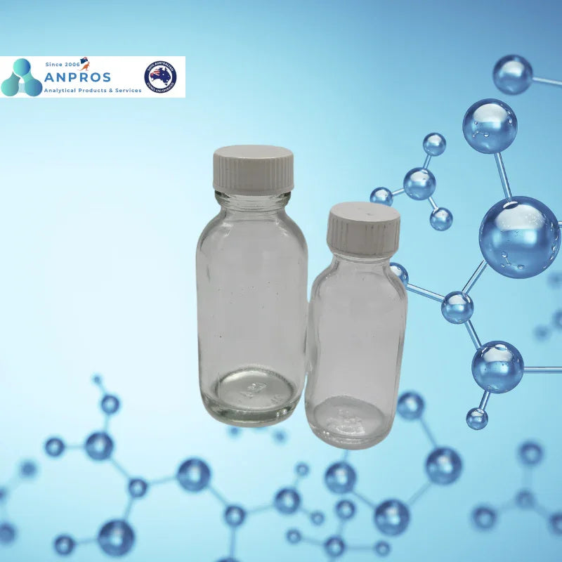 Sample Bottles - Glass Round Clear