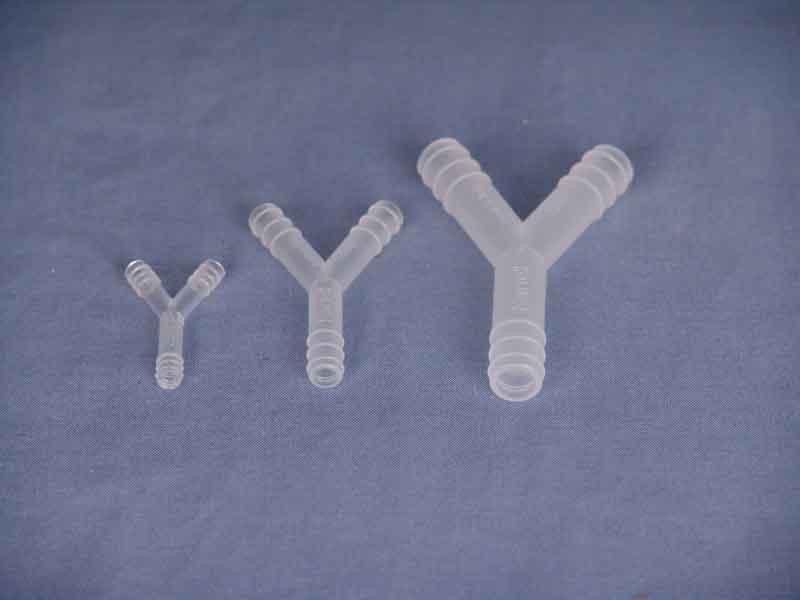 Tubing Connector Y Opaque Plastic, Non Tapered