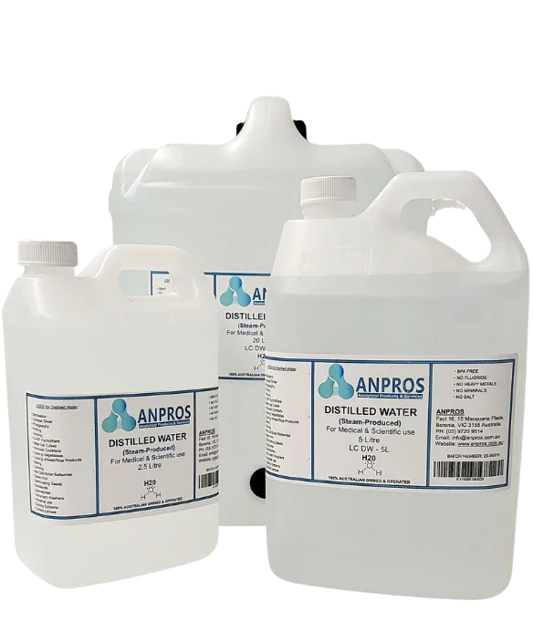 Steam Distilled Water