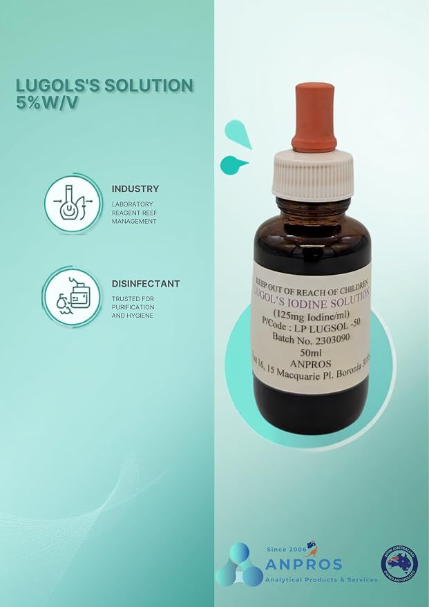 LUGOLS'S SOLUTION 5%w/v 100ML