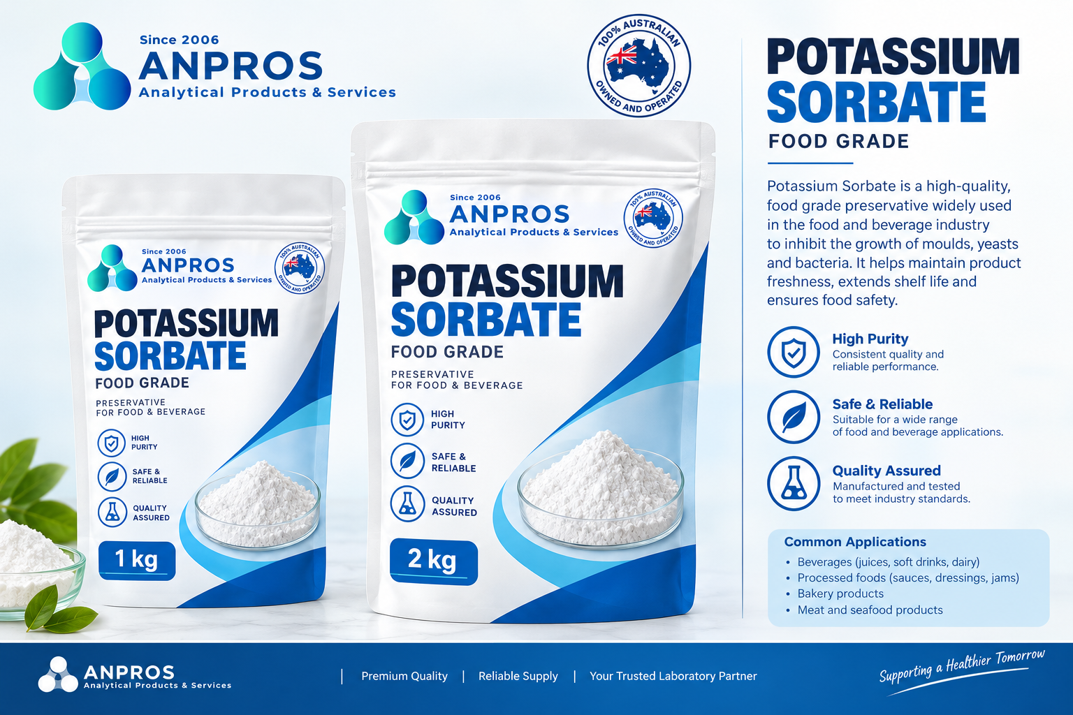 Potassium Sorbate Food Grade