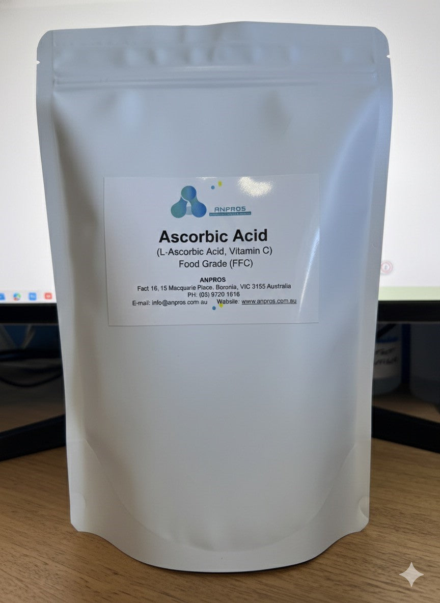 ASCORBIC ACID (L -Ascorbic Acid, Vitamin C) Food Grade (FCC)