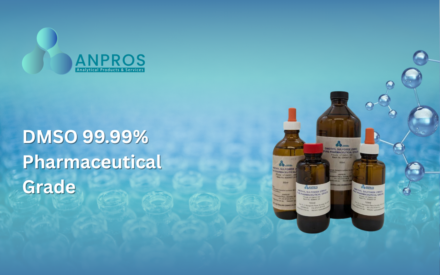 DMSO 99.99% Pharmaceutical Grade